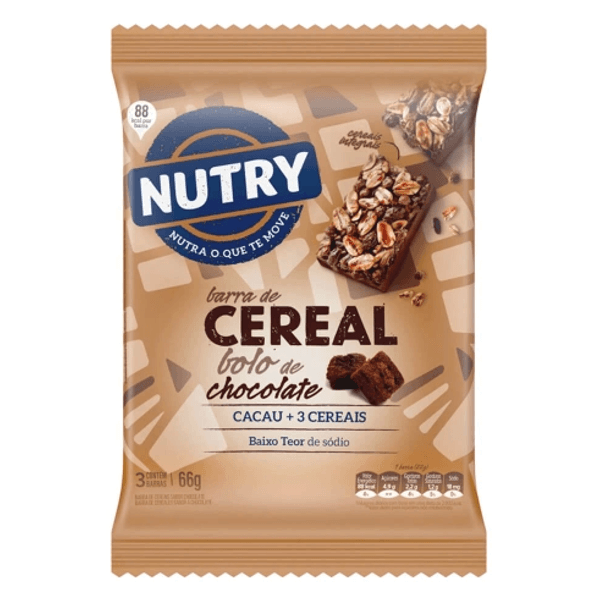 Barra-de-Cereal-Nutry-Bolo-de-Chocolate-66g-c--3-unidades Barra-de-Cereal-Nutry-Bolo-de-Chocolate-66g-c--3-unidades