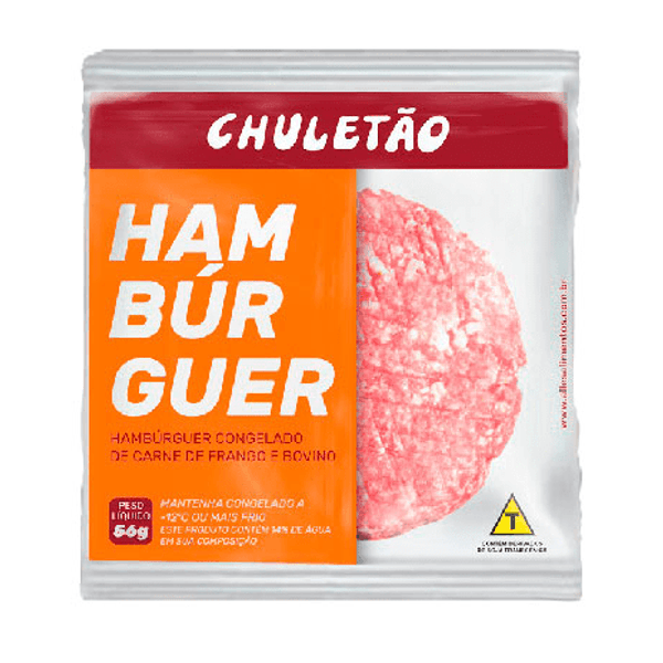 Hamburguer-Chuletao-Misto-de-Frango-e-Bovino-56g Hamburguer-Chuletao-Misto-de-Frango-e-Bovino-56g