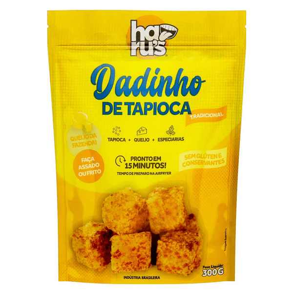 Dadinho-de-Tapioca-Haru-s-Tradicional-Congelado-300g Dadinho-de-Tapioca-Haru-s-Tradicional-Congelado-300g