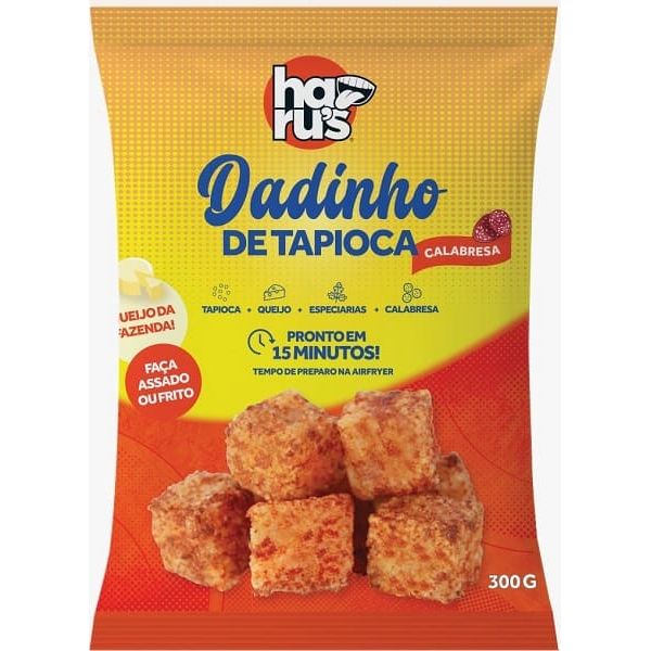 dadinho tapioca harus calabresa 300g dadinho tapioca harus calabresa 300g