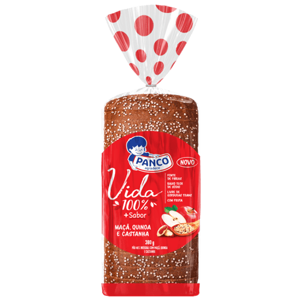 Pao-Panco-Forma-Integral-Vida---Sabor-Maca-Quinoa-e-Castanha-380g Pao-Panco-Forma-Integral-Vida---Sabor-Maca-Quinoa-e-Castanha-380g
