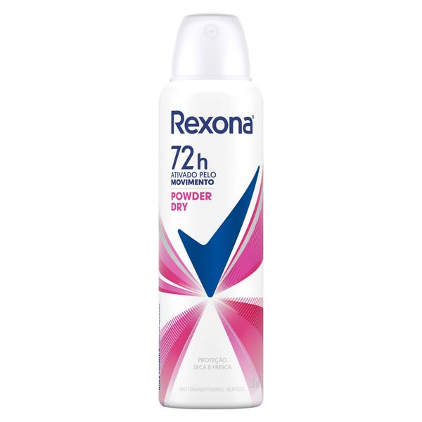 Desodorante-Antitranspirante-Aerosol-Feminino-Rexona-Powder-Dry-72-horas-150ml Desodorante-Antitranspirante-Aerosol-Feminino-Rexona-Powder-Dry-72-horas-150ml