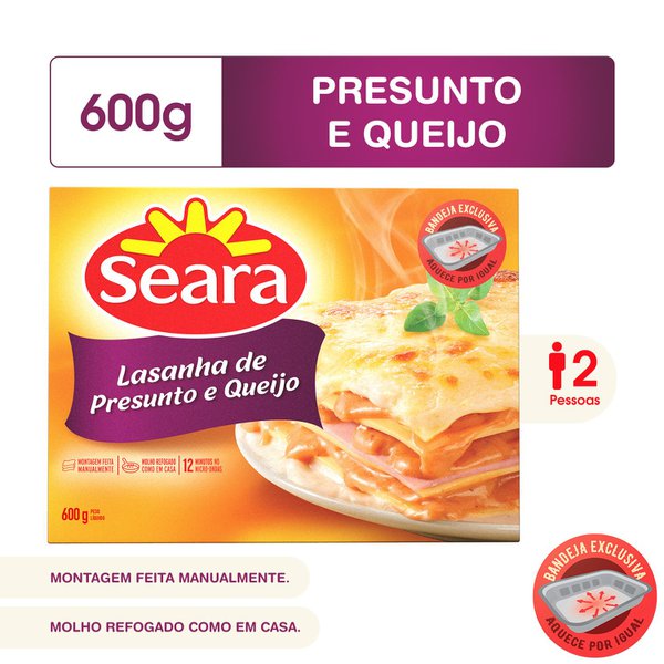 Lasanha-Seara-Queijo-com-Presunto-600g Lasanha-Seara-Queijo-com-Presunto-600g