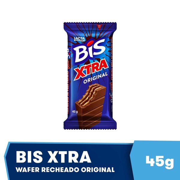 Chocolate Bis Xtra recheado com Wafer 45g - mobile-superprix