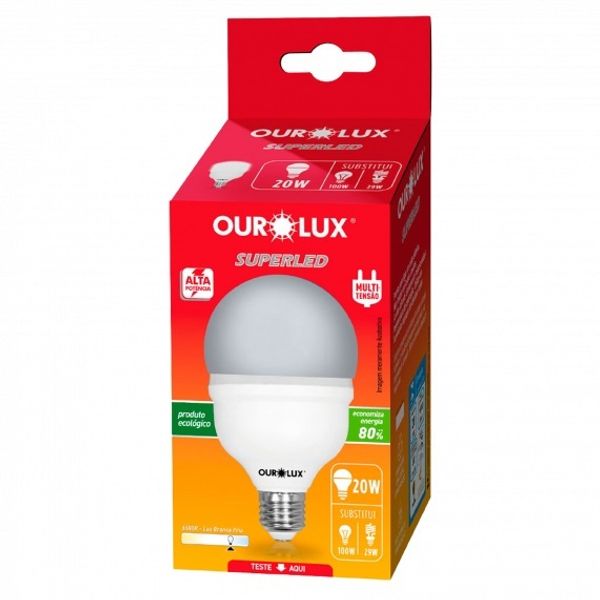 Lampada-Ourolux-Superled-20w-Bivolt Lampada-Ourolux-Superled-20w-Bivolt