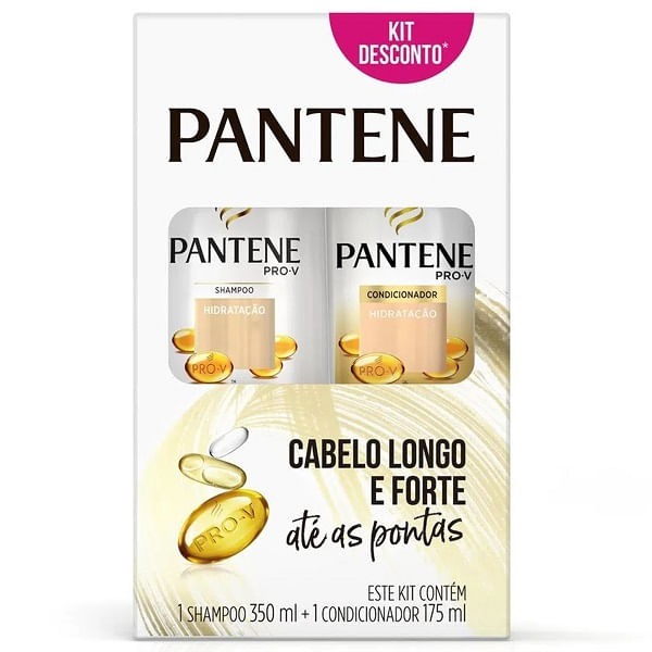 Shampoo---Condicionador-Pantene-Hidratacao-350ml-150ml Shampoo---Condicionador-Pantene-Hidratacao-350ml-150ml