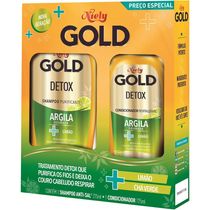 Kit-Shampoo---Condicionador-Niely-Gold-Hidratacao-Detox-Argila-275ml---175ml