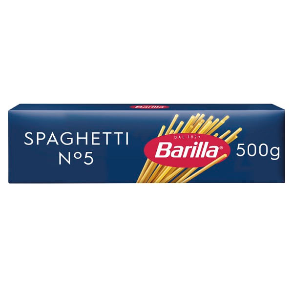Massa-de-Trigo-Durum-Barilla-Spaghetti-n.-5-500g Massa-de-Trigo-Durum-Barilla-Spaghetti-n.-5-500g