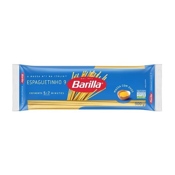 Massa-com-Ovos-Barilla-Espaguetinho-9-500g Massa-com-Ovos-Barilla-Espaguetinho-9-500g