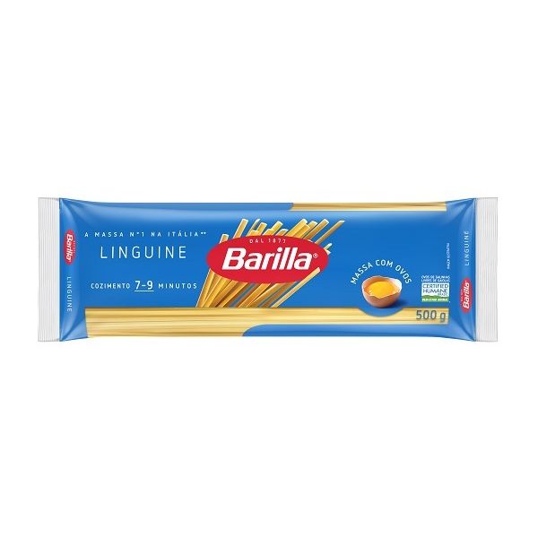 Massa-com-Ovos-Barilla-Linguine-500g Massa-com-Ovos-Barilla-Linguine-500g