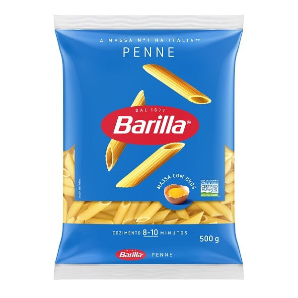Massa-com-Ovos-Barilla-Penne-500g Massa-com-Ovos-Barilla-Penne-500g