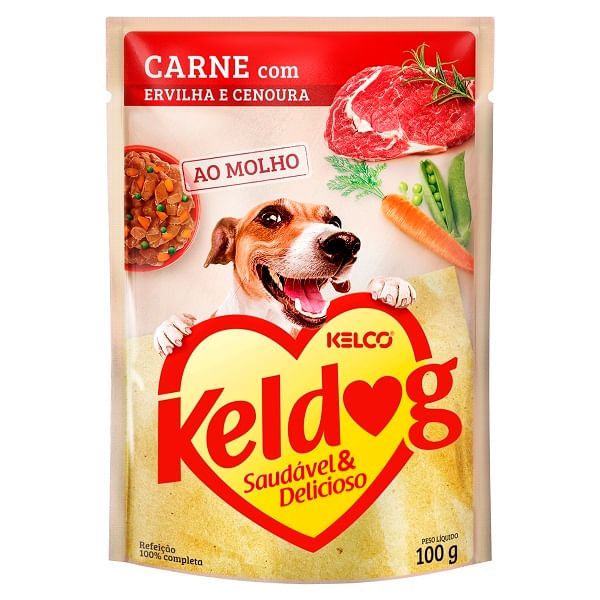 Racao-Umida-Keldog-Carne-com-Ervilha-e-cenoura-100g Racao-Umida-Keldog-Carne-com-Ervilha-e-cenoura-100g