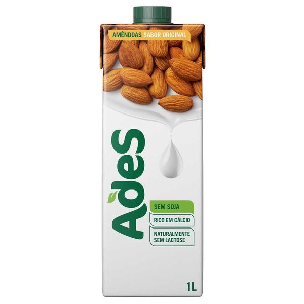 Alimento a Base de Soja Ades Amendoa Sementes 1L Alimento a Base de Soja Ades Amendoa Sementes 1L