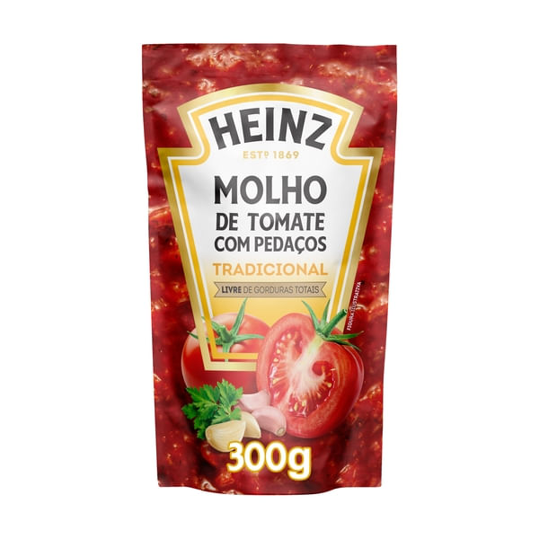 Molho de Tomate Heinz Tradicional 240g Sachet Molho de Tomate Heinz Tradicional 240g Sachet