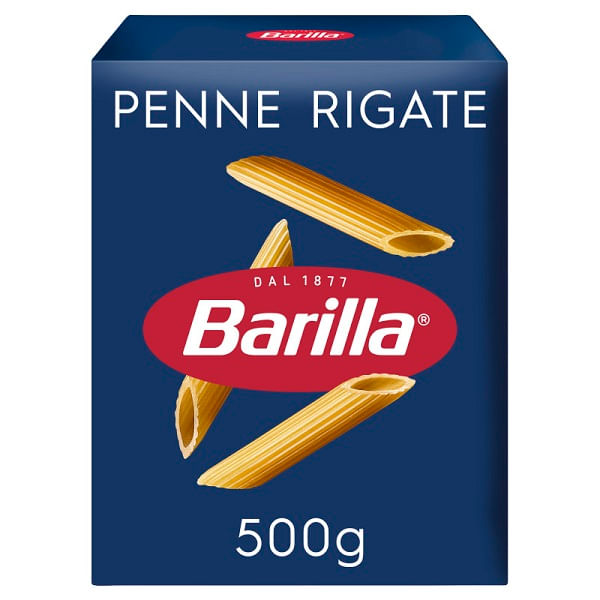 Massa-de-Trigo-Durum-Barilla-Penne-Rigate-500g Massa-de-Trigo-Durum-Barilla-Penne-Rigate-500g
