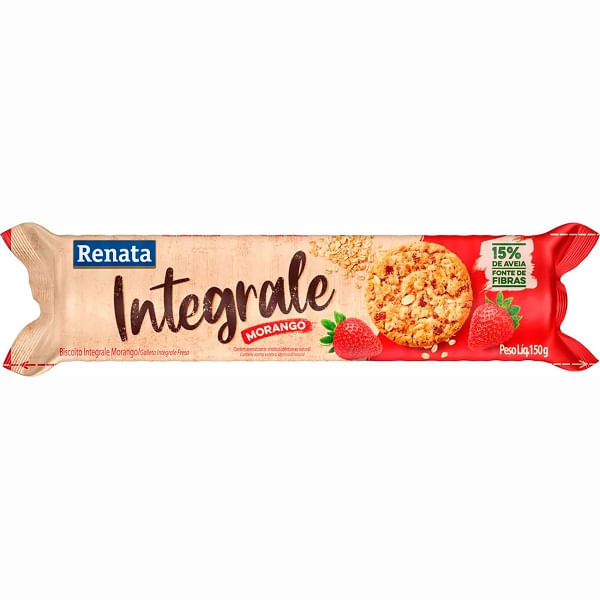 Biscoito-Renata-Integrale-Morango-e-Aveia-150g Biscoito-Renata-Integrale-Morango-e-Aveia-150g