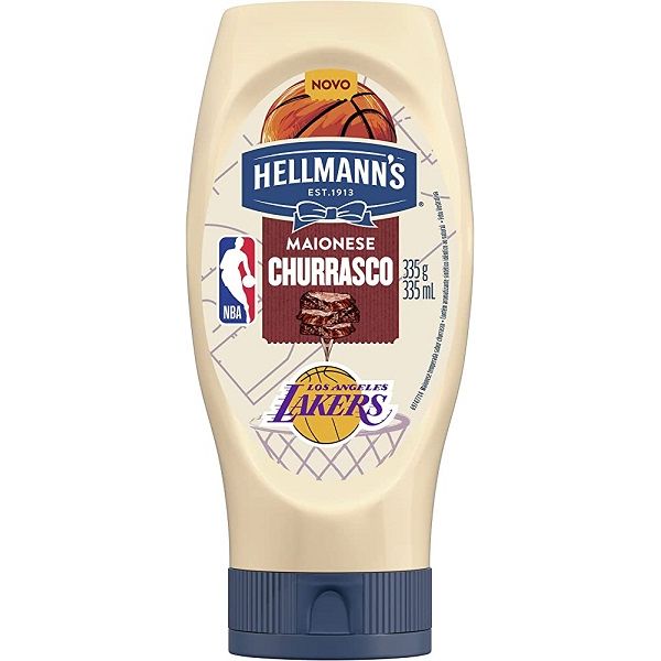 Maionese-Hellmanns-Churrasco-Lakers-335g Maionese-Hellmanns-Churrasco-Lakers-335g
