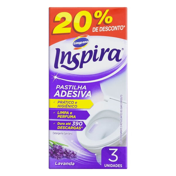 Detergente-Sanitario-Inspira-Pastilha-Adesiva-Lavanda-com-20--desconto-com-3-unidades Detergente-Sanitario-Inspira-Pastilha-Adesiva-Lavanda-com-20--desconto-com-3-unidades
