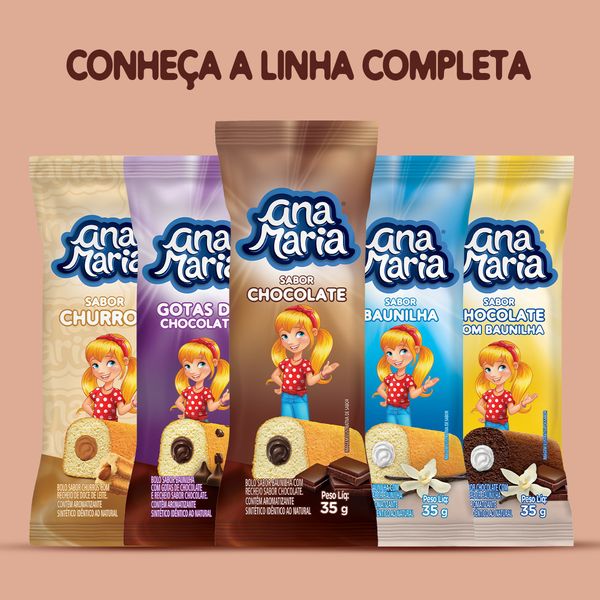 Bolinho Ana Maria Chocolate 35g