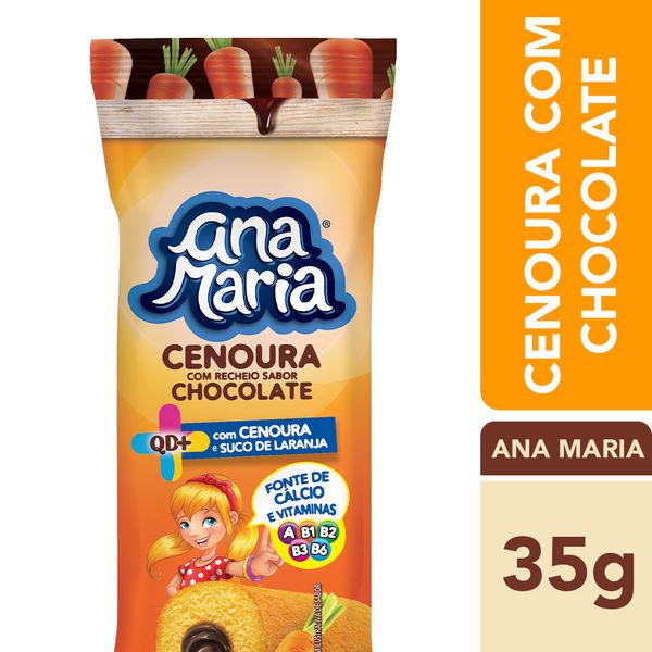 Bolinho Ana Maria Cenoura com Chocolate 40g