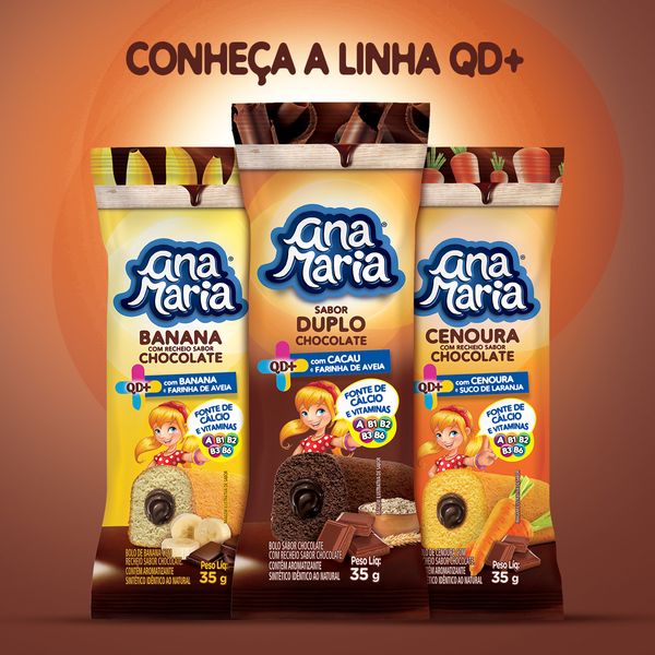 Bolinho Ana Maria Duplo Chocolate 40g