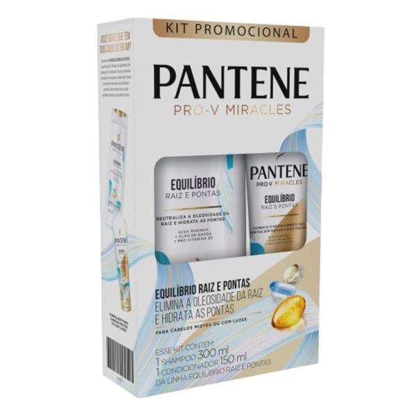 Shampoo---Condicionador-Pantene-Equilibrio-300ml--150ml Shampoo---Condicionador-Pantene-Equilibrio-300ml--150ml
