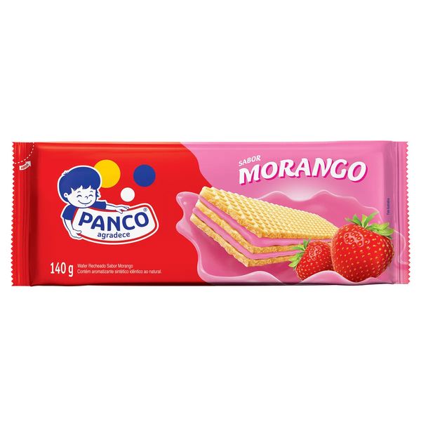 Biscoito-Panco-Wafer-Morango-140g Biscoito-Panco-Wafer-Morango-140g