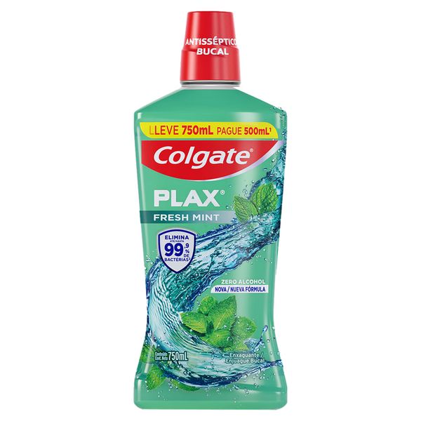 Enxaguante-Bucal-Colgate-Plaz-Fresh-L750-P500ml Enxaguante-Bucal-Colgate-Plaz-Fresh-L750-P500ml