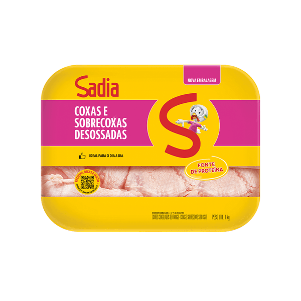 Coxa-com-sobrecoxa-de-Frango-sem-Osso-Sadia-Bandeja-1kg Coxa-com-sobrecoxa-de-Frango-sem-Osso-Sadia-Bandeja-1kg