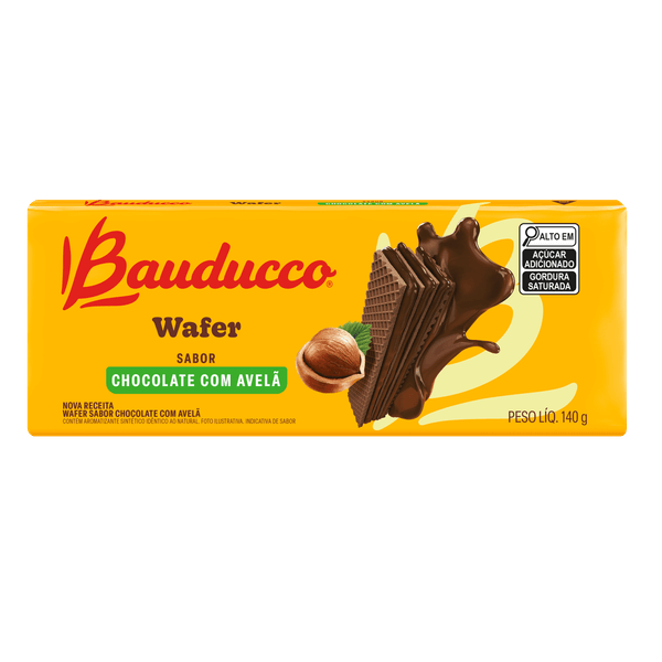 Biscoito-Bauducco-Wafer-Recheado-Chocolate-com-Avela-140g Biscoito-Bauducco-Wafer-Recheado-Chocolate-com-Avela-140g