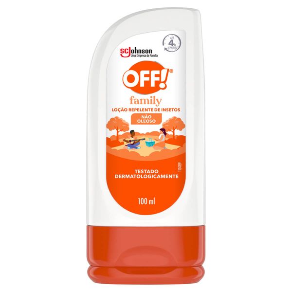 Repelente de Insetos OFF! Family com Aloe Vera 100ml Repelente de Insetos OFF! Family com Aloe Vera 100ml