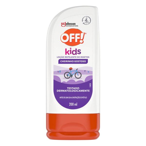 Repelente de Insetos OFF! Kids 117ml + 83ml grátis Repelente de Insetos OFF! Kids 117ml + 83ml grátis