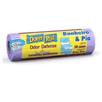 Saco-para-Lixo-Pia-e-Banheiro-Pure-Fresh-10l-Dover-Roll-Odor-Defense-50-Unidades