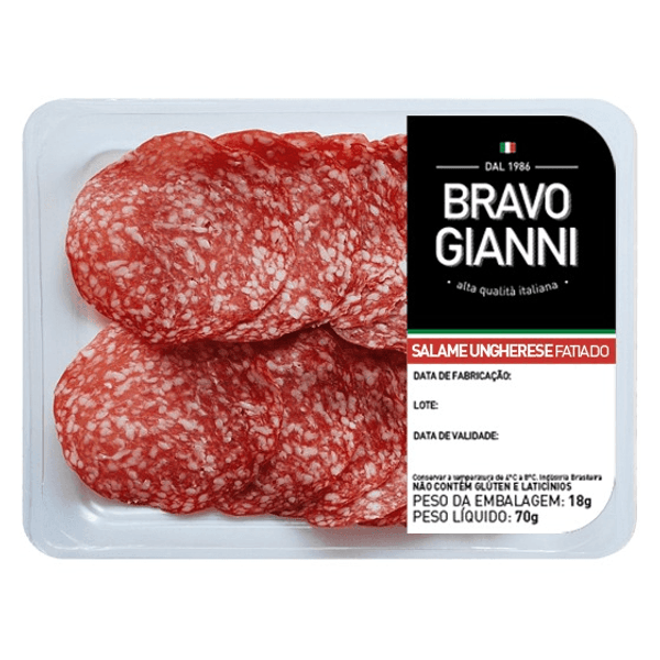 SALAME-UNGHER-BRAVO-GIANNI-70G-FAT SALAME-UNGHER-BRAVO-GIANNI-70G-FAT