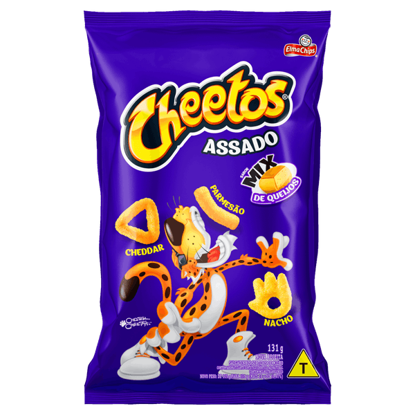 Salgadinhos-de-Milho-Mix-de-Queijos-Elma-Chips-Cheetos-Pacote-131g Salgadinhos-de-Milho-Mix-de-Queijos-Elma-Chips-Cheetos-Pacote-131g
