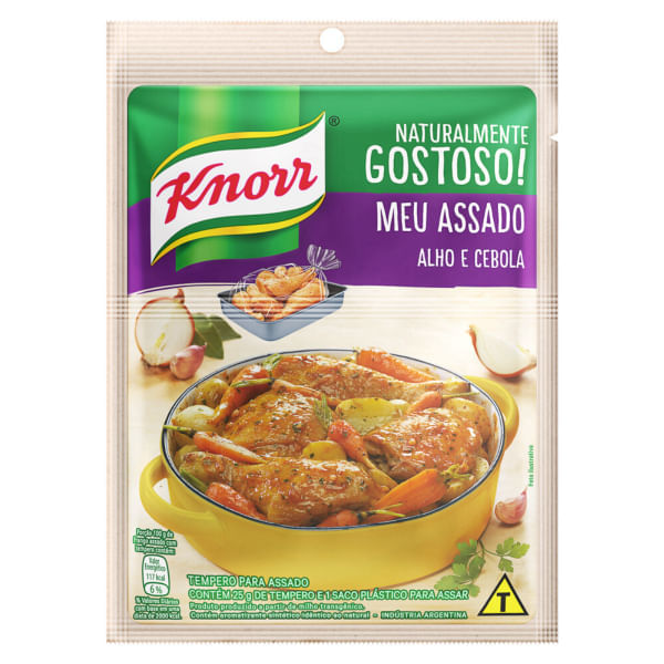 Tempero Knorr Meu Frango Assado Alho e Cebola 25g Tempero Knorr Meu Frango Assado Alho e Cebola 25g