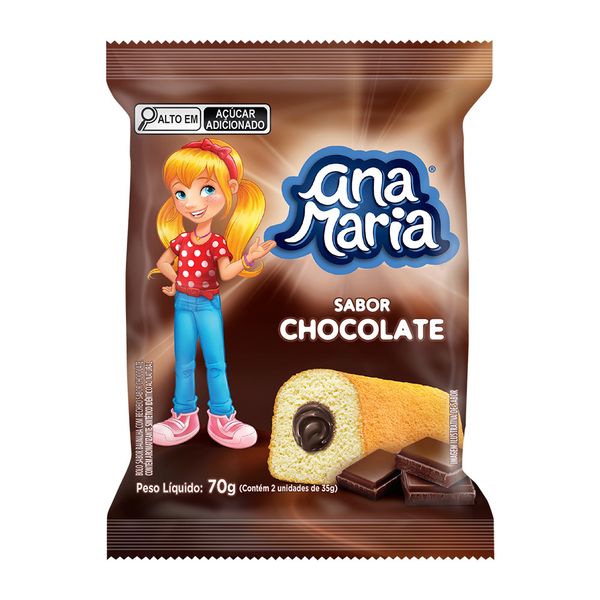 Bolinho Ana Maria Chocolate 70g Bolinho Ana Maria Chocolate 70g