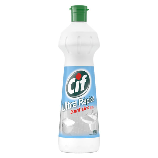 Limpador Cif Ultra Rápido Banheiro 500ml (Squeeze) Limpador Cif Ultra Rápido Banheiro 500ml (Squeeze)