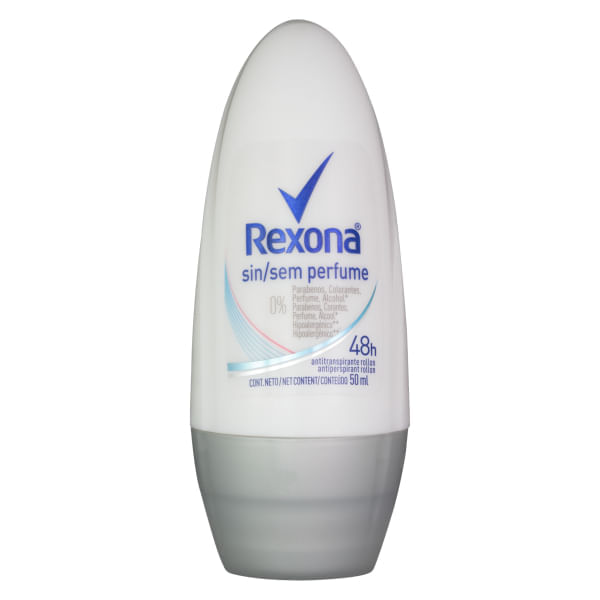 Desodorante Rexona Women sem perfume 50ml (roll-on) Desodorante Rexona Women sem perfume 50ml (roll-on)