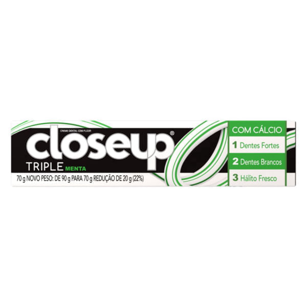 Creme Dental Close Up Triple Menta 70g Creme Dental Close Up Triple Menta 70g